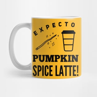 Expecto Pumpkin Spice Latte! - BLACK Mug